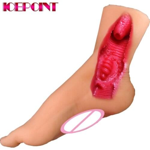 Penis Cock Dildo Cover Stimulator Foot 3D Loving Feet Masturbator Cup Sex Toys Dolls Vagina Pussy High Quality Silicone for Man