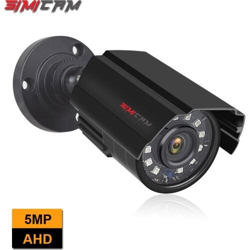 Super 5MP AHD Camera Metal CMOS 2560(H)*1920(V) Outdoor Waterproof Security Bullet Camera IR LEDS Night Vision CCTV