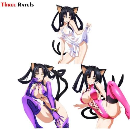 Three Ratels FC566 Kuroka Render Decal Anime Sex Girl CAR Sticker Vinyl