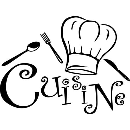 Diy Cook Kitchen Vinyl Stickers Cuisine House Decoration Wall Art Decal Wallpaper Decals C6010