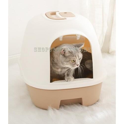 Drawer Cat Litter Basin Cat Toilet Extra Large Fully Enclosed Cat Litter Basin Deodorization And Anti Splashing Cat Product