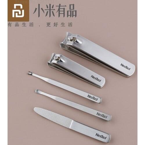 Youpin Nextool Manicure Nail Clippers Pedicure Care Professional File Portable Travel Kit Stainless Steel Nail Cutter Tool Set