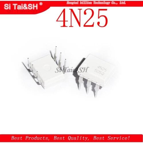 10PCS 4N25 DIP DIP6 photoelectric coupler new original