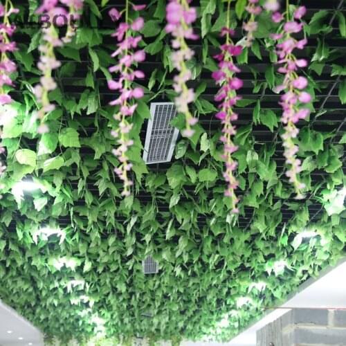 12pcs 80 Feet Artificial Ivy & Silk Fake Ivy Leaves Hanging Vine Leaves Garland for DIY Wedding Party Garden Wall Decoration