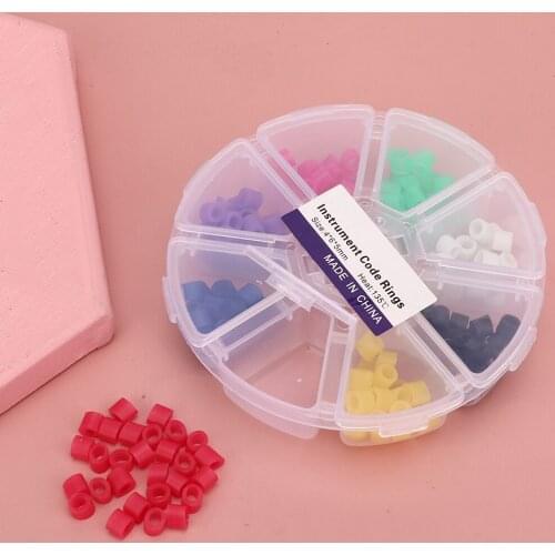 160pcs Dental Color Code Rings Autoclavable Disinfection Orthodontic Accessory