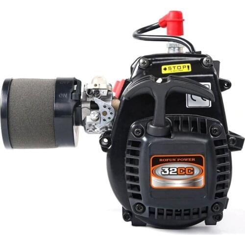ROVAN 32CC Large displacement 2-Stroke gasoline engine with Walbro 1107 carburetor and NGK spark plug for LOSI ROVAN 1:5 RC car