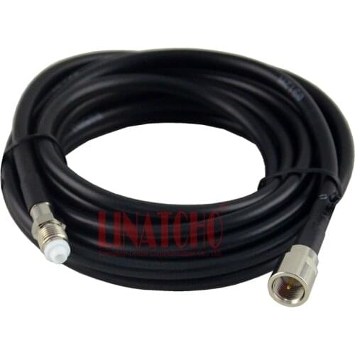 3 Meters Coaxial RG58U FME Female Jack to Male Plug Radio Antenna Extension Cable