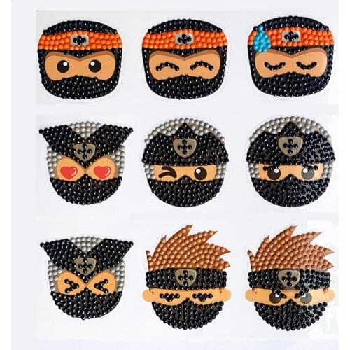 5D DIY Diamond Painting Stickers Kits for Kids Diamond Art Mosaic Stickers by Numbers Kits Crafts Set Handmade Art Craft Gift