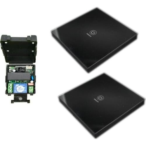 Universa RF AC85V 110V 120V 220 V 240V wireless radio remote control light switch Wall touch switch