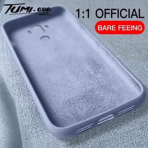 Original Liquid Silicone Case for Huawei P30 P20 Pro P8 P9 Lite 2017 Nova 2i 3 3i 3e 4 Slim Soft Cover Cases Y5 Y6 Y7 Pro 2019