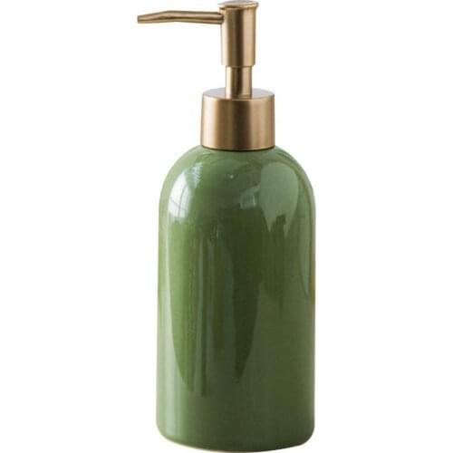 1PCS 420ml Liquid Soap Shampoo Lotion Shower Gel Ceramic Empty Pump Bottle Container Bathroom Soap Dispensers