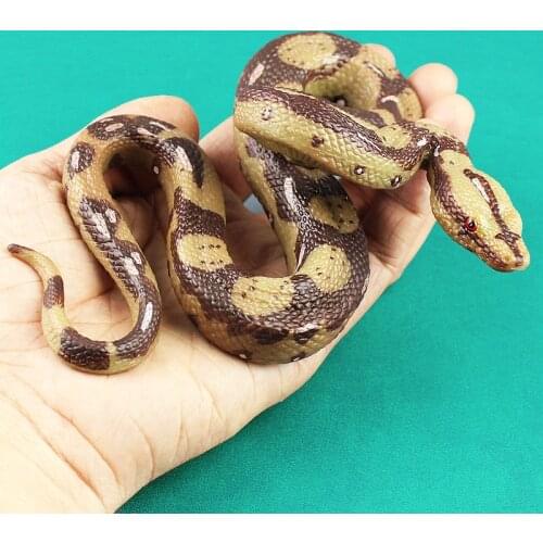 Simulation Python Solid Wildlife Biological Model Snake Children Toys Collection