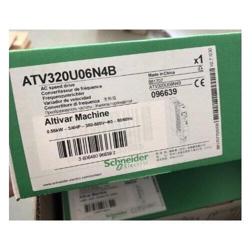 Inverter Atv320u06n4b Brand New & Original Helps Customers Eliminate Inventory Replacement Atv32h055n4
