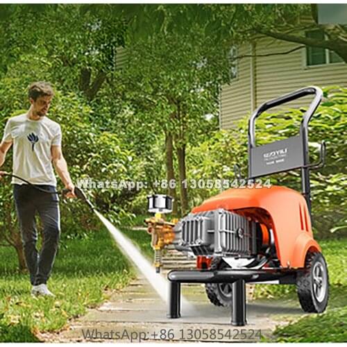 Commercial Car Washing Machine, High Pressure Washing Equipment, 220V Automatic Farm Car Wash Shop Water Pump