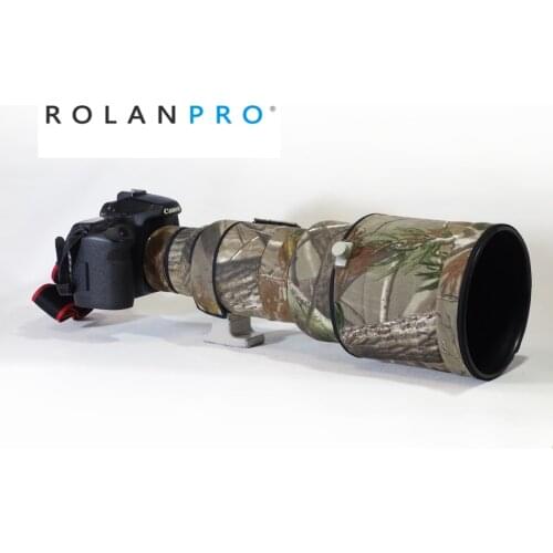 ROLANPRO Lens Camouflage Coat Rain Cover for Canon EF 300mm f/2.8 L IS USM Guns Clothing Case Camera Lens Protection Sleeve