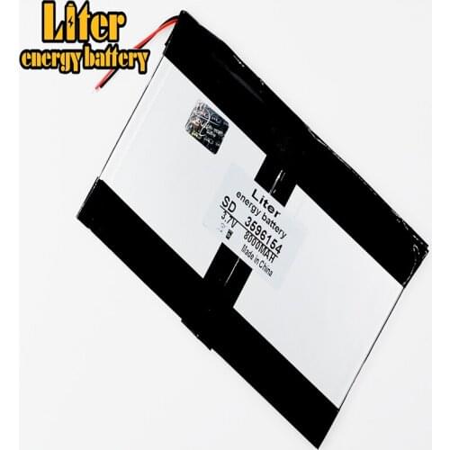 3.7V 8000mAH 3596154 Polymer lithium ion / Li-ion battery for tablet pc,GPS,mp3,mp4,POWER BANK