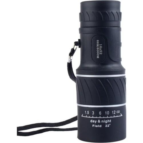 Monocular/Binoculars PANDA Day 16x52 Monocular Day Night Vision Telescope Pocket Mini Wide Angle Zoom Green Film Optical