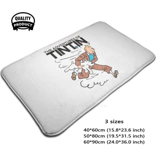 Haddock Soft House Family Anti-Slip Mat Rug Carpet Tintin Comics Snowy Cpt Captain Haddock Herge French Cartoon Classic