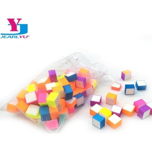 New 50 Pcs/Bag Irregular Size Neon Nail File Block Lime a Ongle Professional Mini Nail File UV Gel Polish Nails Files Blok Vijl