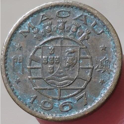 17mm Macao ,100% Real Genuine Comemorative Coin,Original Collection