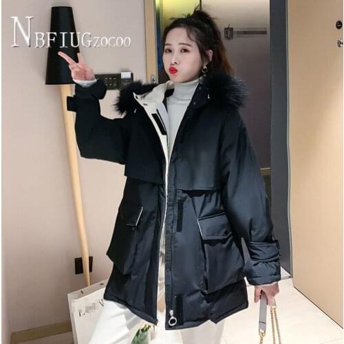 5 Colors Can Choose S-XL Women Parkas Big Pocket Winter Warm Female Coat