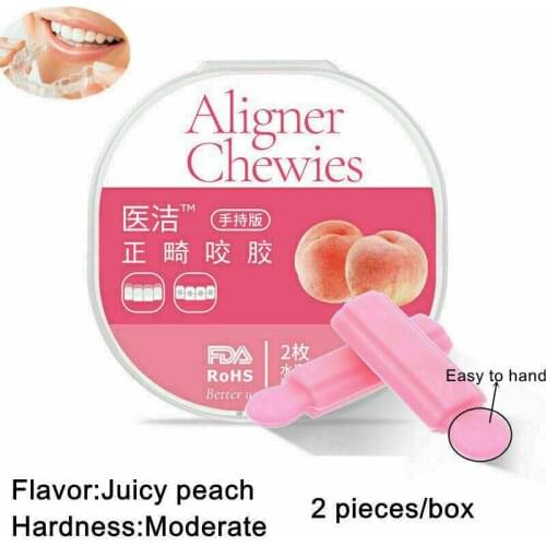 Dental Aligner Chewies Retainer Seaters Orthodontic Teeth White Original Flavor (Standard)