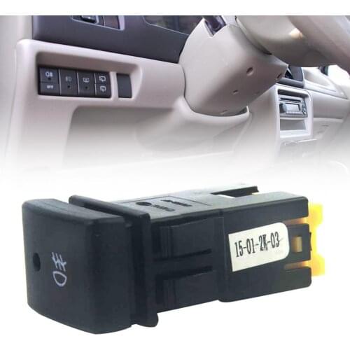 Lightweight Convenient Fog Light Control Button Replacement Black Fog Lamp Button Long-lasting