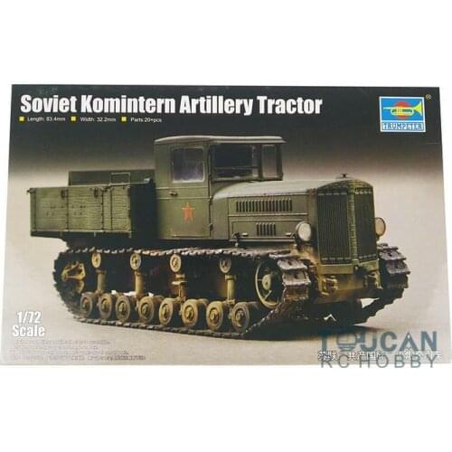 Trumpeter 07120 1/72 Soviet Komintern Artillery Tractor Assembly Model Kit DIY TH05612-SMT6