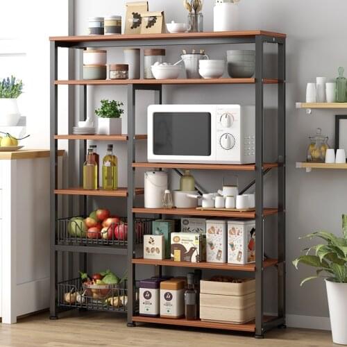 Splash-resistant kitchen storage rack strong load-bearing multi-layer bowl rack storage rack large capacity household supplies c