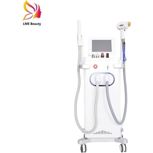2IN1 755 1064 808 Wavelength Hair Removal IPL SHR Equipment ND YAG Device Picosecond Tattoo Removal Machine 808nm Diode