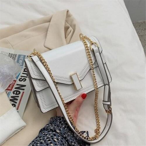 Womens shoulder bag 2021 new high-end sense of niche design trend autumn fashion chain ins messenger bag