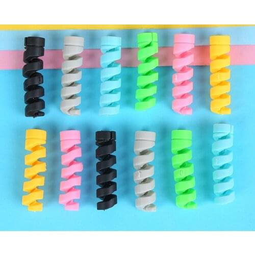 1Pcs Cable holder Charging Cable Protector For Phones Cover cable winder clip For USB Charger Cord management cable organizer