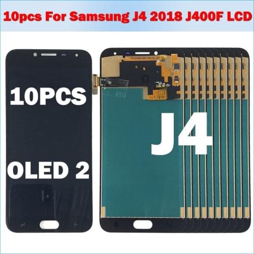 10 Piece/lot OLED2 LCD For Samsung Galaxy J4 2018 J400 J400F LCD Screen Display J400F/DS Touch Screens