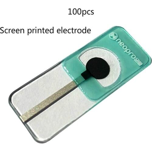 100pcs Screen Printing Electrode Flexible Electrode Single Carbon Electrode Electrochemical Workstation Electrode