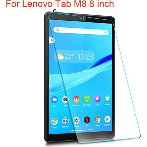 50pcs/Lot 9H Hardness Tempered Glass Screen Protector for Lenovo Tab M8 FHD TB-8705F / TB-8705N / Tab M8 HD TB-8505F / TB-8505X