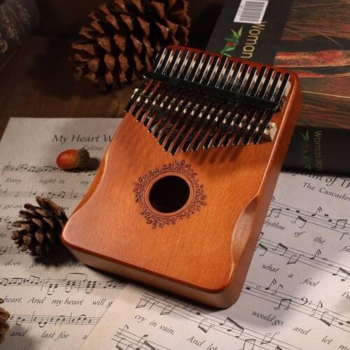 17 Keys Kalimba Thumb Piano Hand protector Mbira Body Musical Instruments Kalimba Piano for Beginner Christmas Gift
