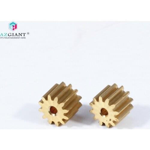 2PCS 3 Kinds of 12 Teeth 8.4mm Gear for FC-130/140/280 Car Door Lock Motor Metal Motor Gear Copper Pinion Inner Diameter 2mm