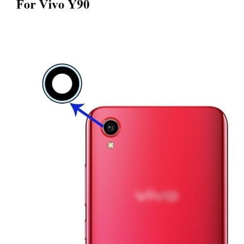 2PCS For vivo Y90 Replacement Back Rear Camera Lens Glass For vivo Y90 Y 90 Parts vivoY90