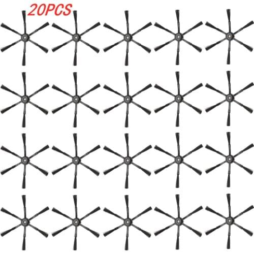 20PCS 6-Foot Side Brush Universal for Xiaomi Roborock and Mijia, 1/2/1S Gen rockrobo s5 s6 max pure maxv Mi Robot Kits Xiaowa