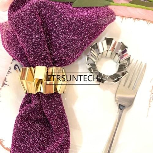 50pcs West Dinner Towel Napkin Ring Napkin Buckle Serviette Rings Napkin Holder Party Wedding Decoration