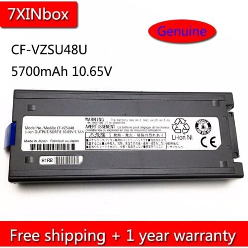 7XINbox 5700mAh 10.65V Genuine CF-VZSU48U CF-VZSU28 Laptop Battery For Panasonic Toughbook CF-19 CF19 CF-VZSU48 CF-VZSU50