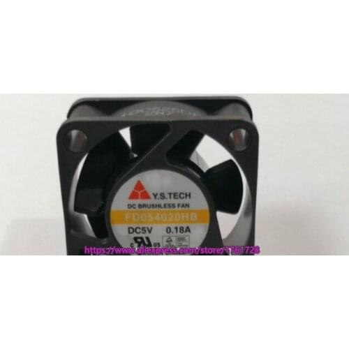 Brand new 40*40*20mm 4cm cooling fan FD054020HB DC5V 0.18A 6600rpm 7.CFM 2wires fan