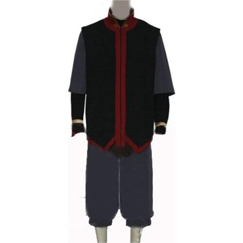 Avatar The Last AirBender Aang Uniform Cosplay Costume with head piece