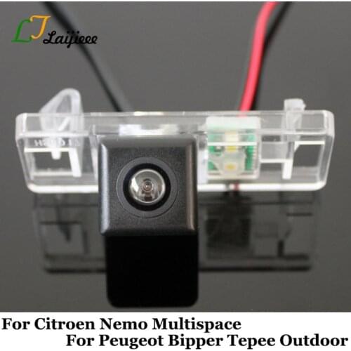 Car Backup Camera For Citroen Nemo Multispace / With Power Relay HD CCD Auto Reverse Camera For Peugeot Bipper Tepee Outdoor