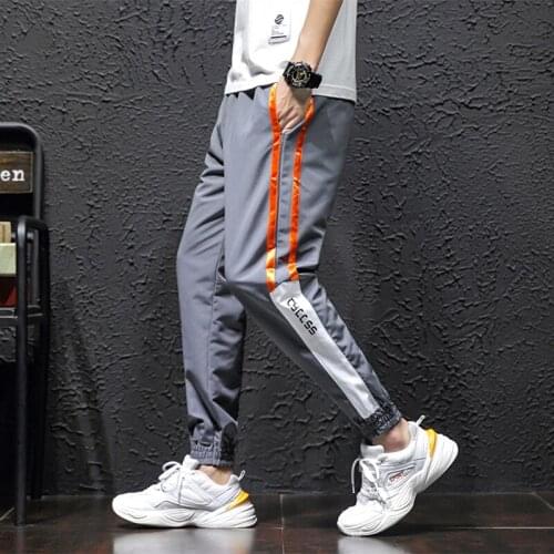 Men pants Hip Hop Streetwear Men Joggers Pants Fashion Men Casual Cargo Pants Trousers High Street Elastic Waist Harem Pant