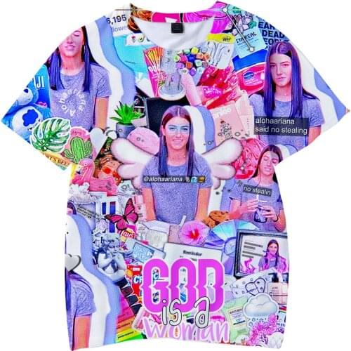 Charli D'amelio 3D Cool Short Sleeve T-shirt 2020 Fashion Internet Celebritie Casual Summer Soft Men/women/kids Loose Tee