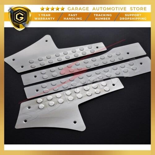 For Peugeot Partner Tepee Chrome Interior Door Sill 4 Prç 2008-2018