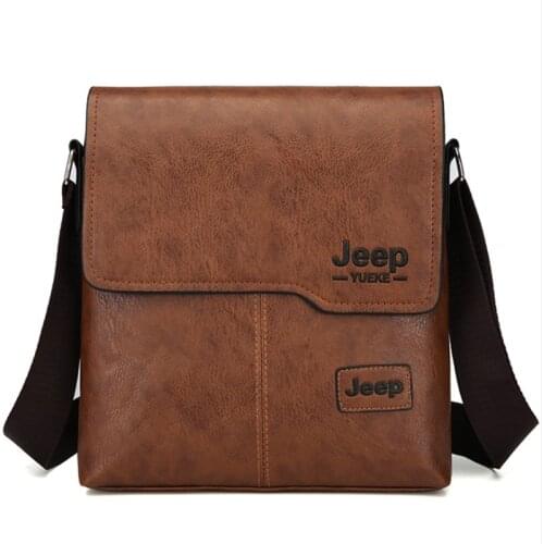 Fashion Mens Handbag Shoulder Bag Vintage Trends PU Leather Retro Messenger Bag Stylish Casual Male Crossbody Shoulder Bag