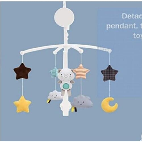 Musical Mobile Baby Cradle Cute Teddy Bear Wind Chime Baby Bed Bell игрушки для детей детские игрушки juguetes Baby Toys