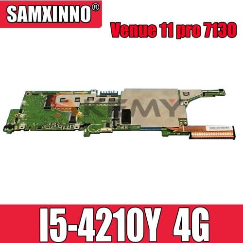 Original Laptop motherboard For DELL Venue 11 pro 7130 7139 T07G Mainboard CN-01VR3T 01VR3T I5-4210Y SR191 4G